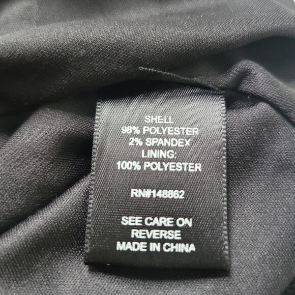 Torrid Size 00 Mini Textured Knit Skater Dress Black fit & Flare Short Sleeve - Picture 10 of 12